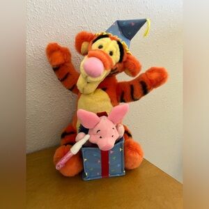 Vintage Tigger Piglet Birthday Plush